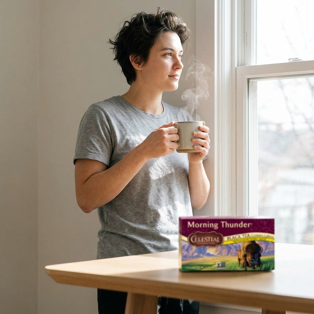 Celestial Seasonings Black Tea, Morning Thunder, 20 Count Celestial Seasonings