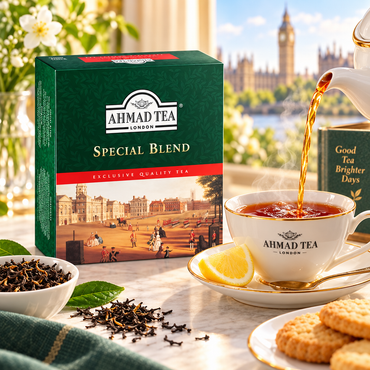 Ahmad Tea Special Blend, Tagged Teabags without envelopes, 100 Count, (591) Ahmad Tea