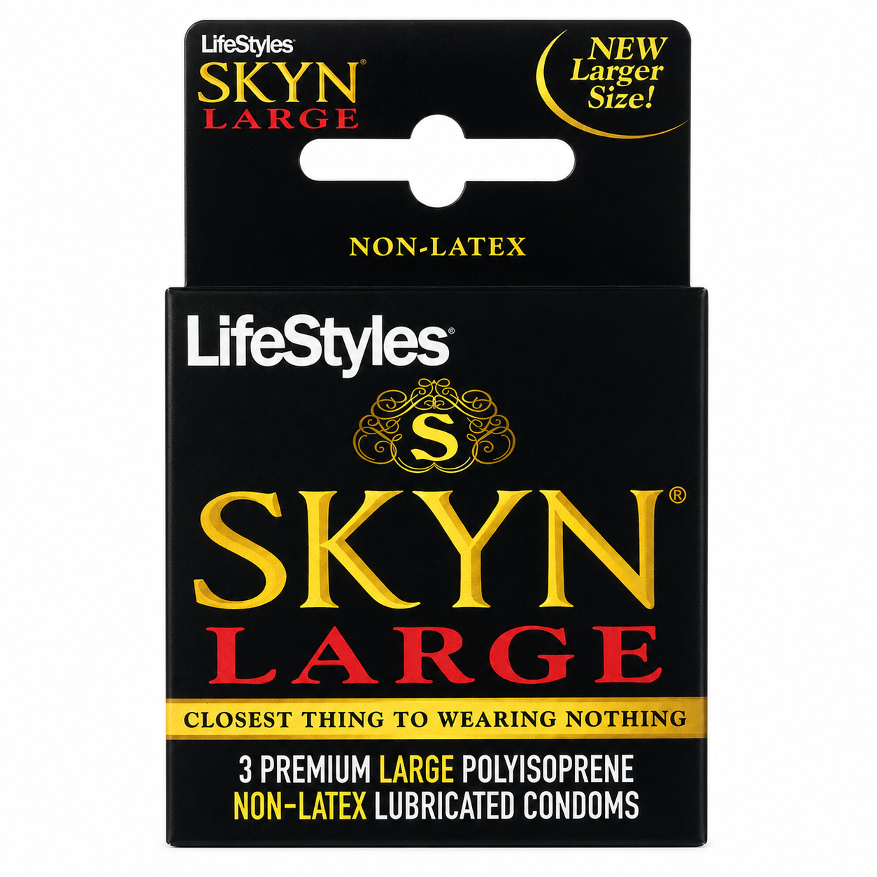 Lifestyles Skyn Large Non-Latex, 3 Count