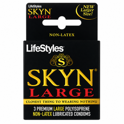 Lifestyles Skyn Large Non-Latex, 3 Count