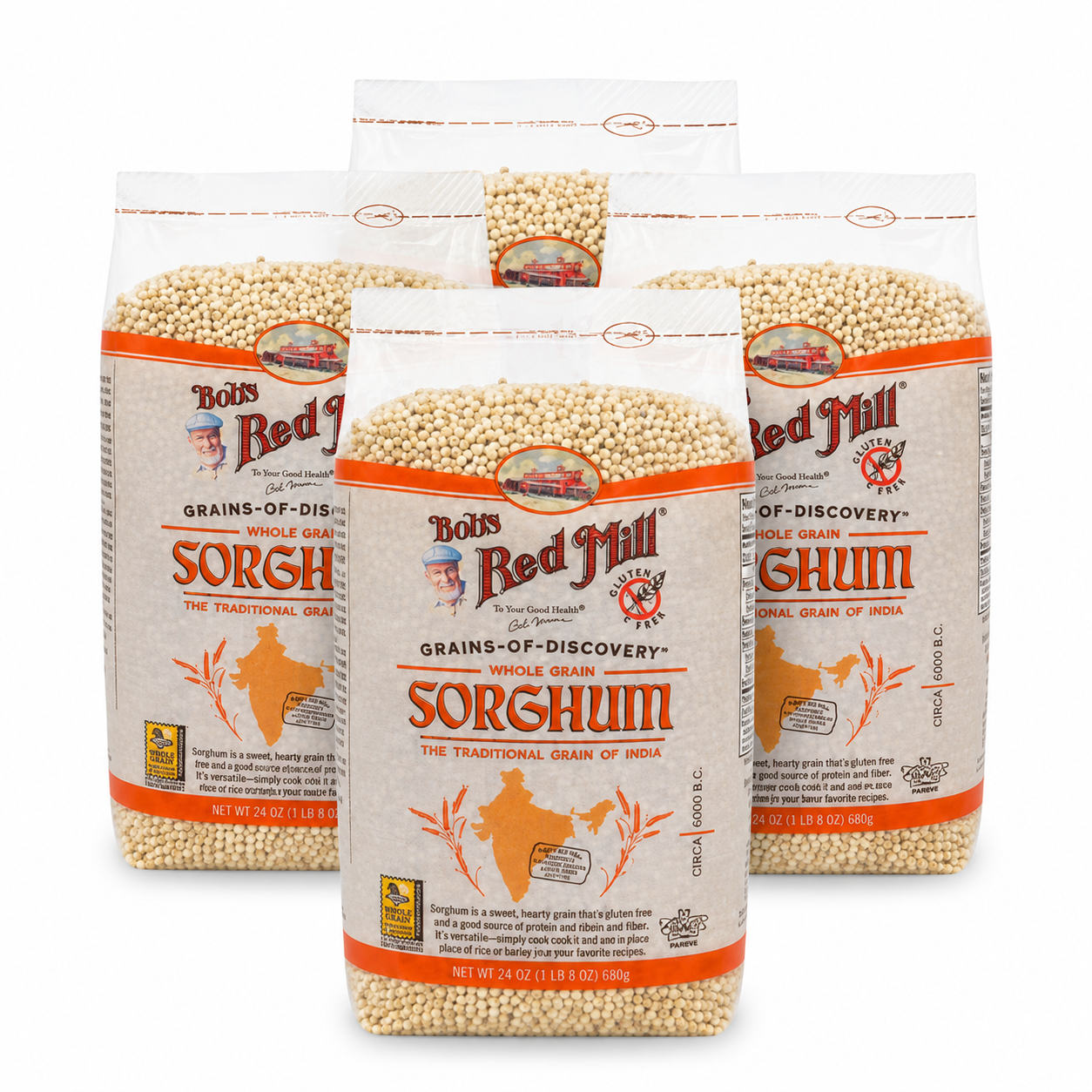 Bob's Red Mill Gluten Free Sweet White Sorghum Grain 24-oz