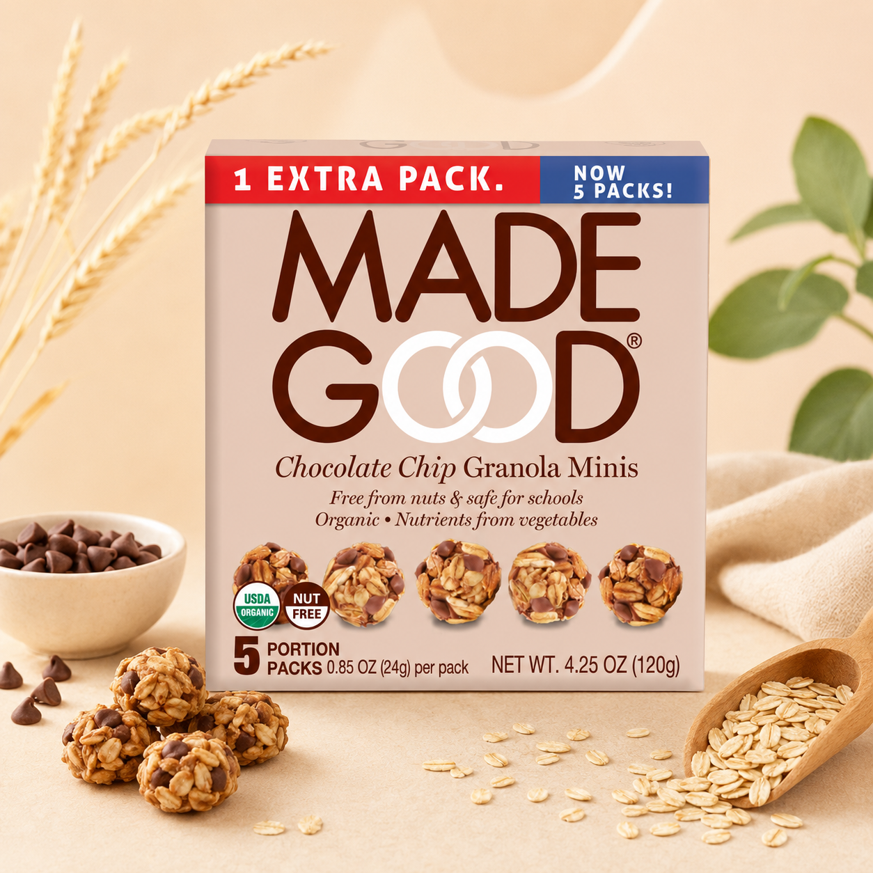 Made Good Granola Minis Chocolate Chip 24 gram