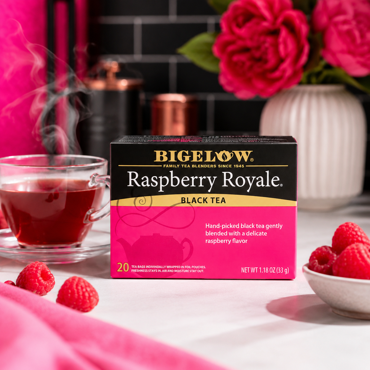 Bigelow Tea Raspberry Royale Tea Bags 20 ct