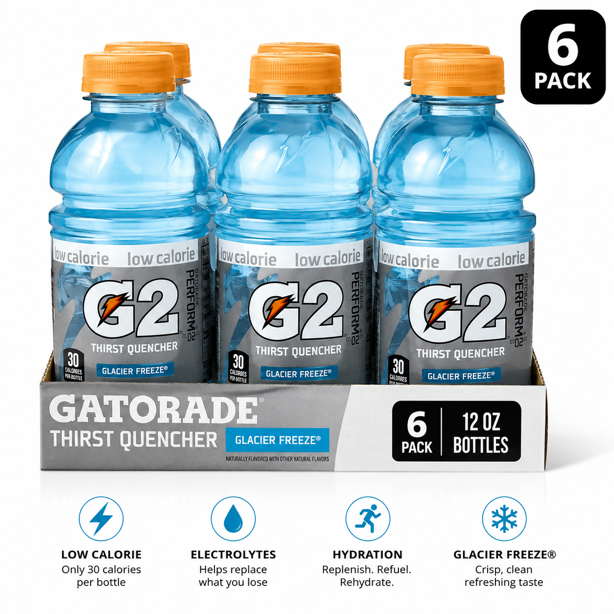 Gatorade G2 All Stars Glacier Freeze Low Calorie Sports Drink 12 fl oz