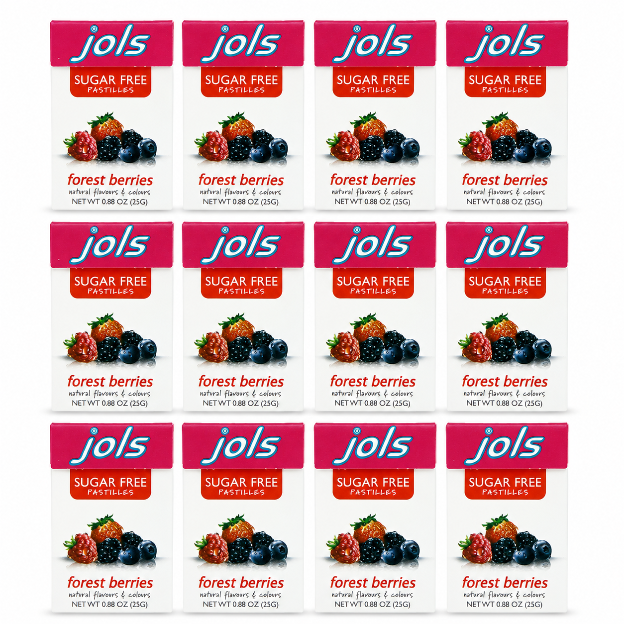 Jols Sugar Free Pastilles Forest Berry 0.88-oz Boxes Daprano & Co