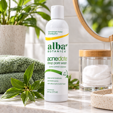 Alba Botanica Natural Acnedote Deep Pore Wash, 6 oz (Pack of 2) Alba Botanica