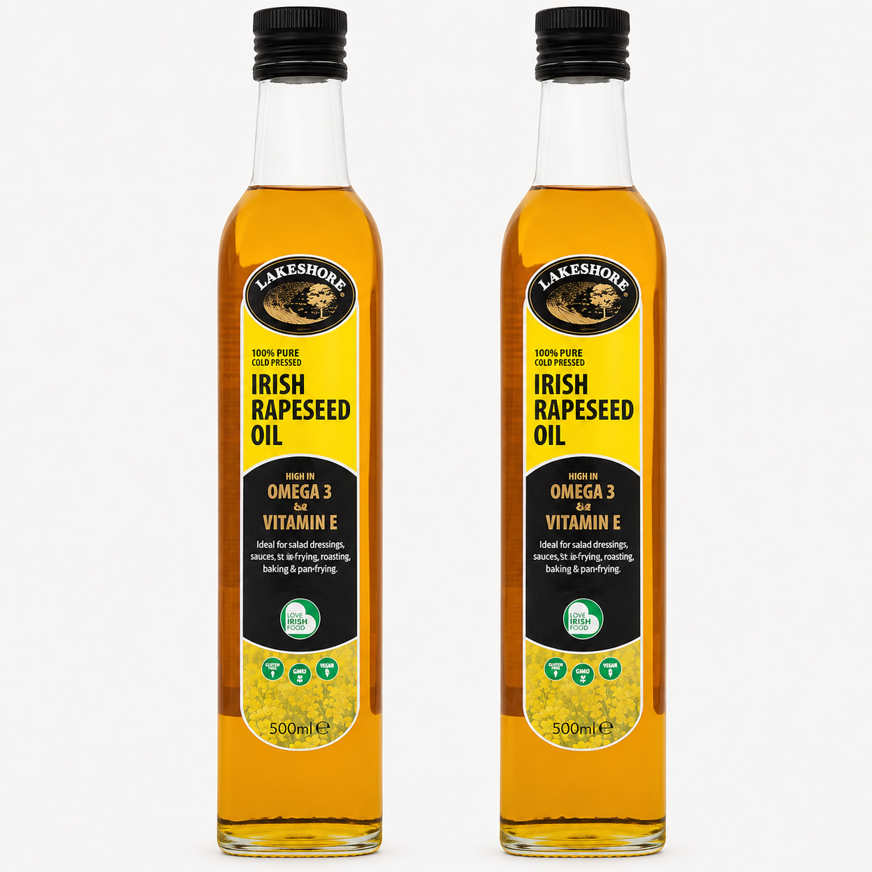 Lakeshore Irish Cold Pressed Extra Virgin Rapeseed Oil 8.82 oz