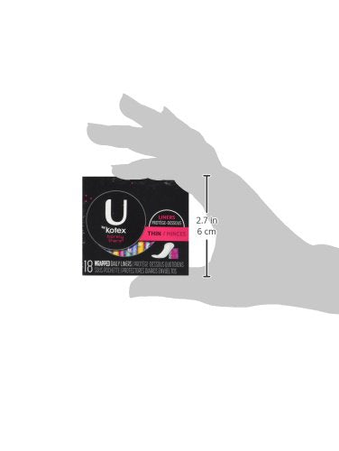 U by Kotex Barely There Liners Light Absorbency Unscented