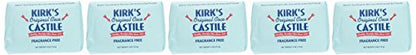 Kirk's Coco Castile Soap, Fragrance Free (Pack of 5)