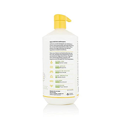 Alaffia Everyday Coconut Lime Conditioner for Normal to Dry Hair - Moisturizing Support with Ginger, Coconut Oil, and Shea Butter, Fair Trade, 32 Fl Oz