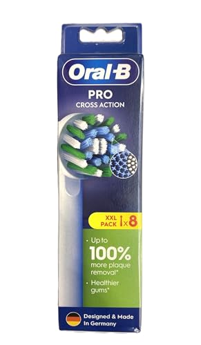 Oral-B CrossAction Replacement Brush Heads, 8 Count Oral-B