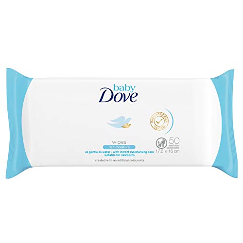 Dove Baby Wipes Rich Moisture 50 Count (Pack of 6)