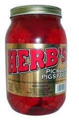 Herb's Pickled Herb Pigs Feet 1/2 Gallon 40 oz