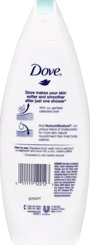 Dove Sensitive Skin Beauty Body Wash 12 oz (Pack of 3)
