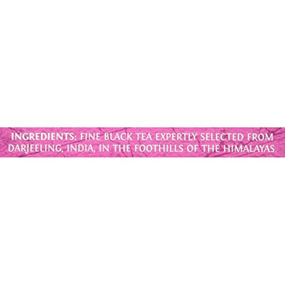 Twinings Darjeeling Black Tea Individually Wrapped Tea Bags 50 Count Less Caffeine