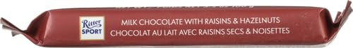 Ritter Sport Raisin & Hazelnut Chocolate Bar 3.5 oz