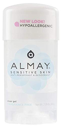 Almay Sensitive Skin Clear Gel Fragrance Free 2.25 oz (Pack of 6)