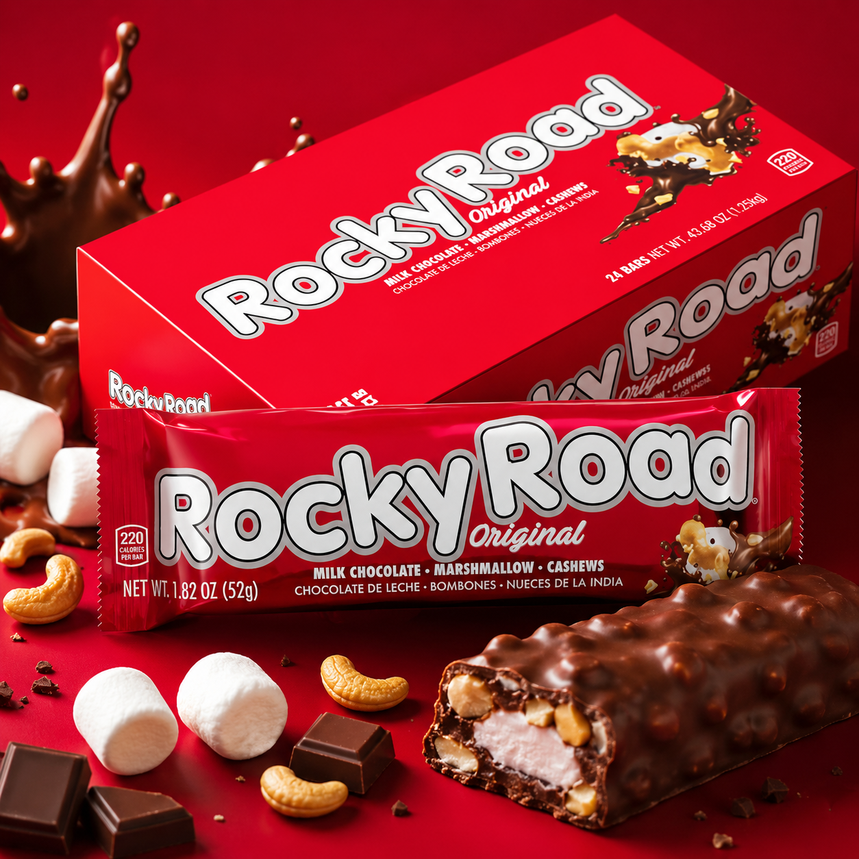 Rocky Road Bar, 1.82 Ounce (Pack of 24)