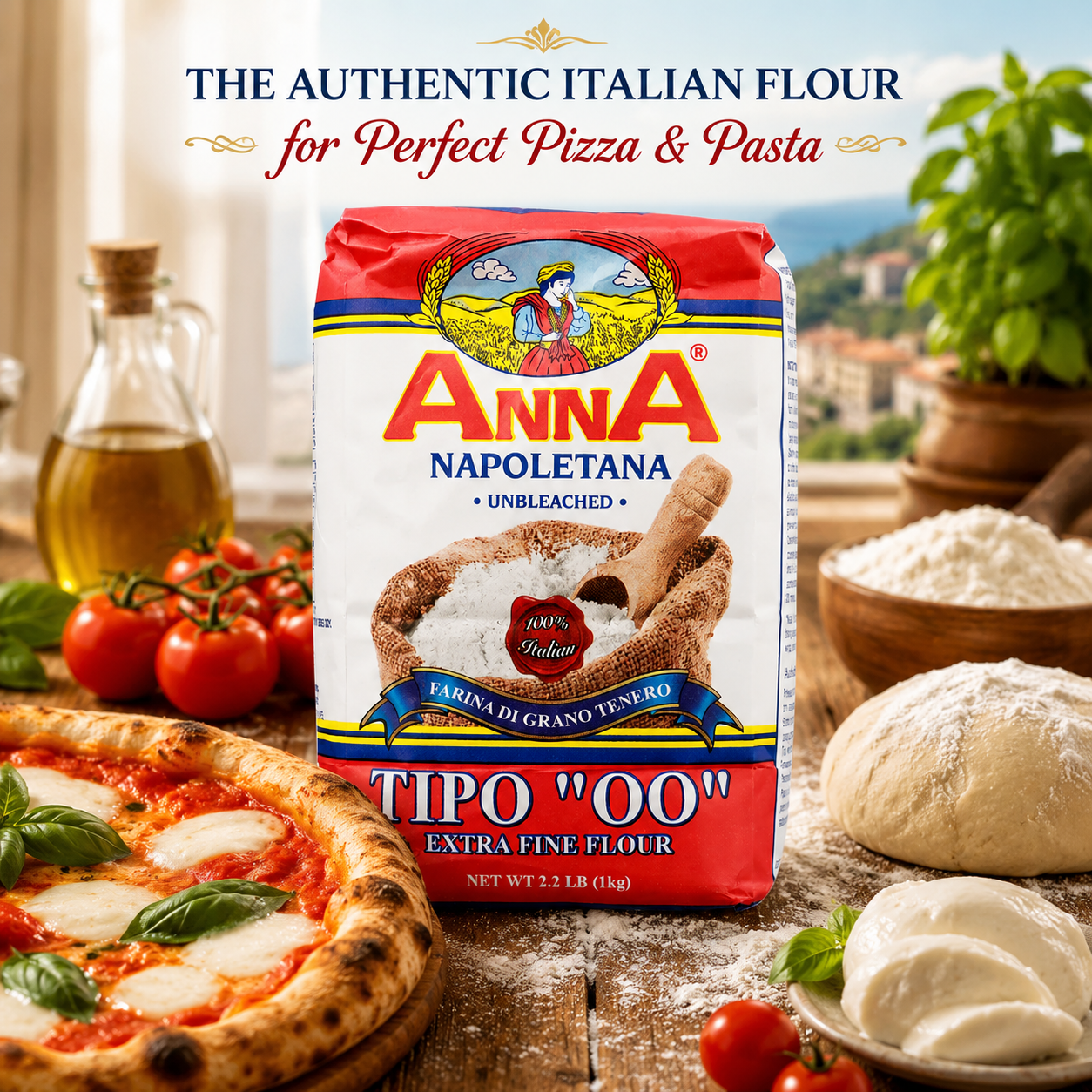 Anna Flour Extra Fine, 2.2 lb