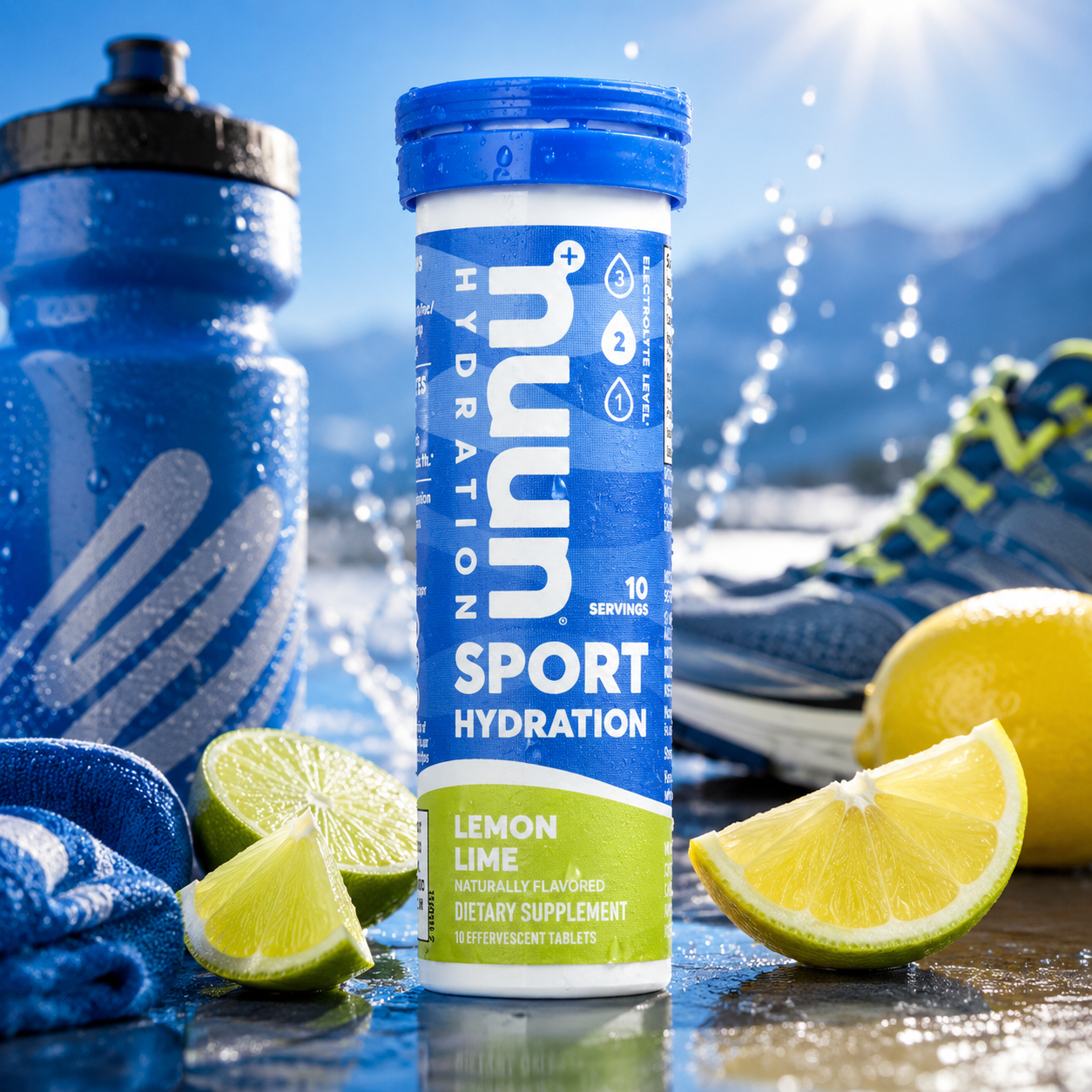 Nuun Active Lemon+Lime Electrolyte Enhanced Drink Tablets 10 servings