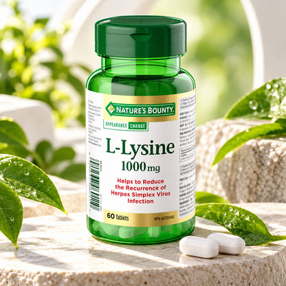 Nature's Bounty L-Lysine - 1000 mg - 60 Tablets Nature's Bounty