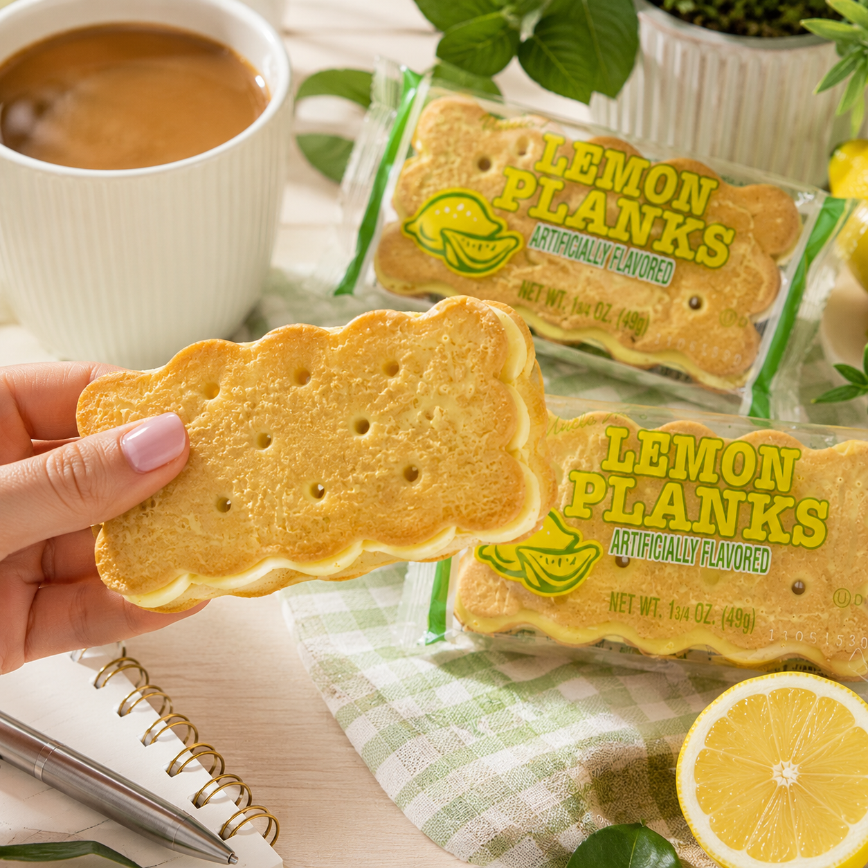 Uncle Al's Lemon Stage Plank Cookie