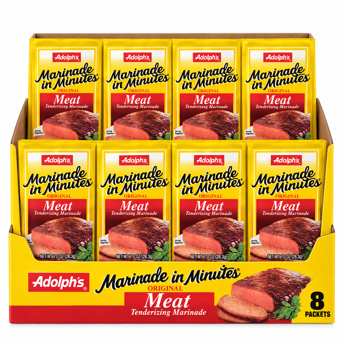 Adolph's Adolph Original Meat Tenderizing Marinade, 1-Ounce (Pack of 8) Adolph's