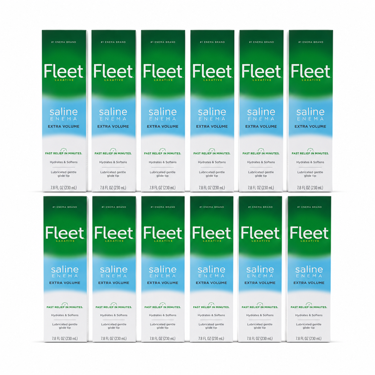 Fleet Saline Laxative Enema Multicolor 7.8 oz