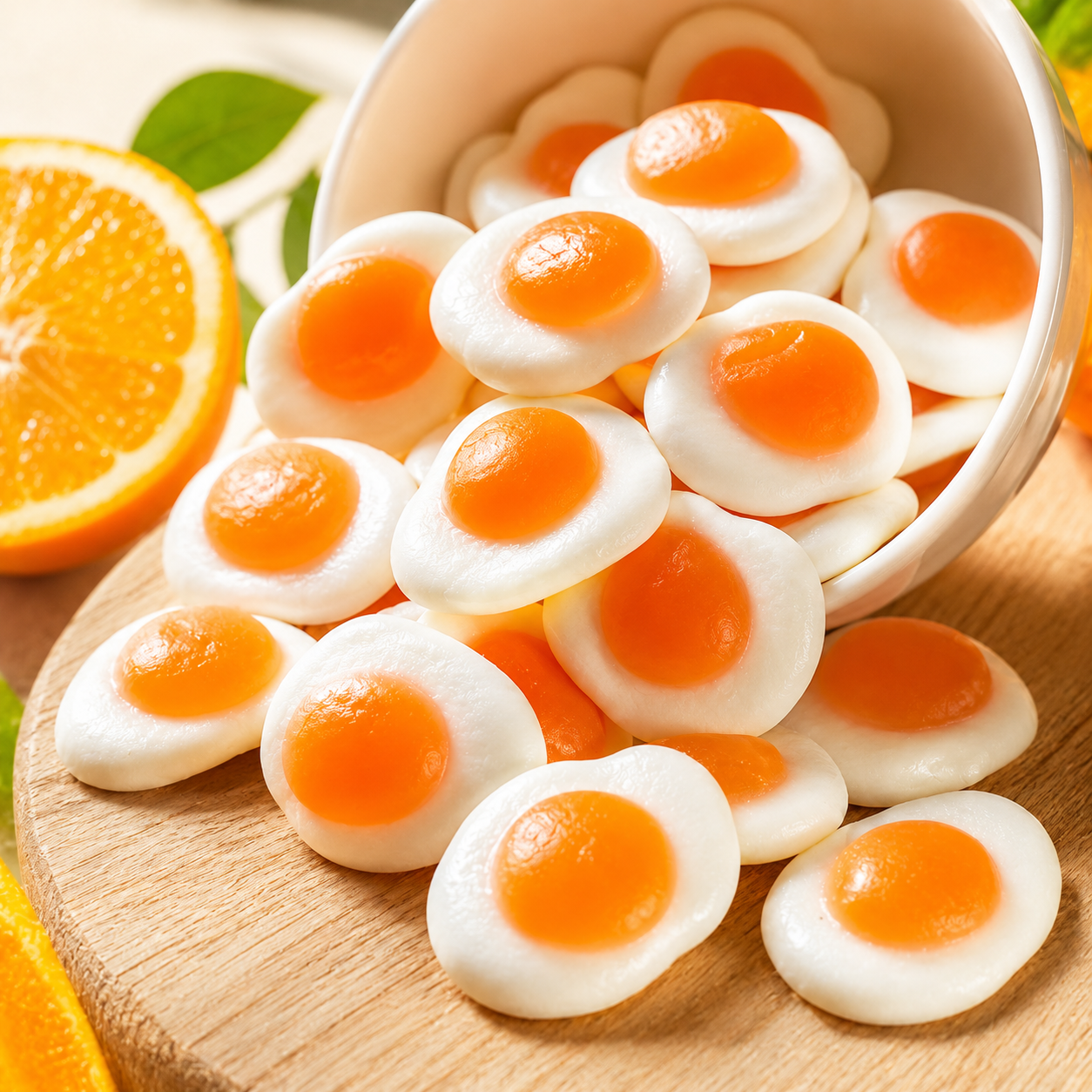 Vidal Mini Fried Eggs Gummy Candy, 2.2 Pound Bag