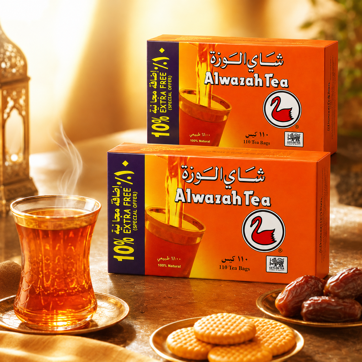 Alwazah Tea, 100% pure ceylon, Pack of 2