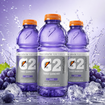 Gatorade G2 Sports Drink Grape Low Calorie 20-oz Bottles