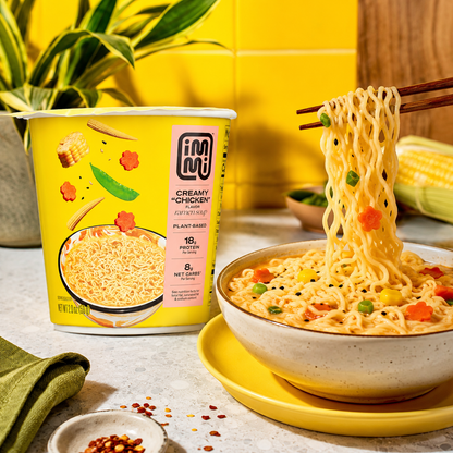 Immi, Noodle Cup Creamy Chicken, 2.1 Ounce