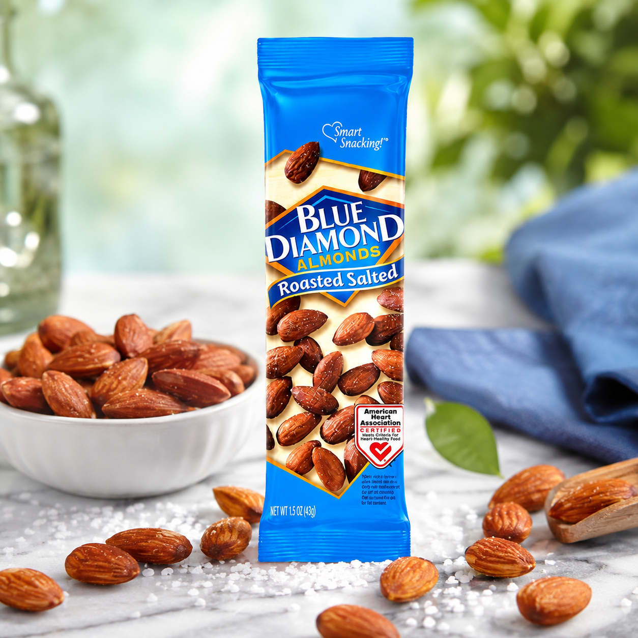 Blue Diamond Almonds Roasted Salted 1.5 oz