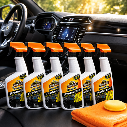 Armor All Interior Car Cleaner Spray Bottle, Protectant Cleaning for Cars, Truck, Motorcycle, 28 Fl Oz, (Pack of 6)