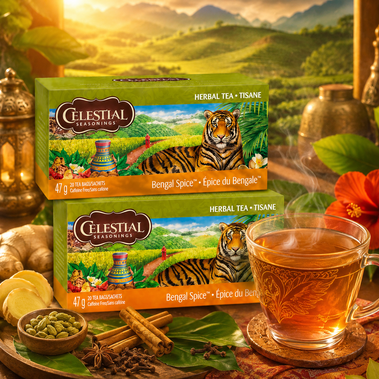 Celestial Seasonings Bengal Spice Tea, 40 Count (Pack of 2)