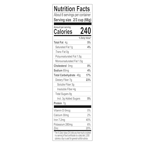 Alpen Muesli Original Cereal, Heart Healthy Cereal with Wheat Flakes, Rolled Oats, Nuts and Raisins, Non-GMO Project Verified, 14 OZ Box (Pack of 6)