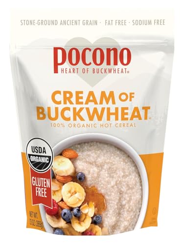 Pocono Organic Cream of Buckwheat Cereal, Gluten Free, 13 oz Pocono