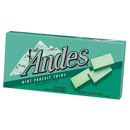 Andes Mint Parfait Thins Chocolate Candy 4.67 Oz