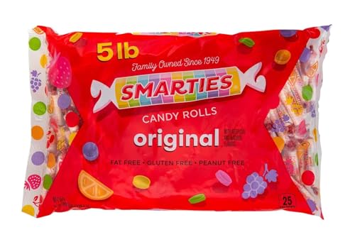 Smarties Candy Bulk Rolls Original Flavor, Gluten & Free, Classic Sweetness Smarties