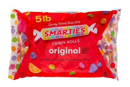 Smarties Candy Bulk Rolls Original Flavor, Gluten & Free, Classic Sweetness Smarties