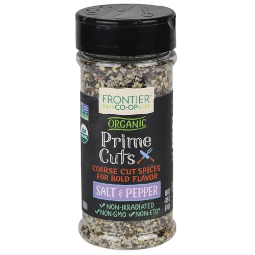 Frontier Co-op Frontier Prime Cuts Salt & Pepper, Organic, 4.09 oz Frontier Co-op