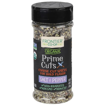 Frontier Co-op Frontier Prime Cuts Salt & Pepper, Organic, 4.09 oz Frontier Co-op
