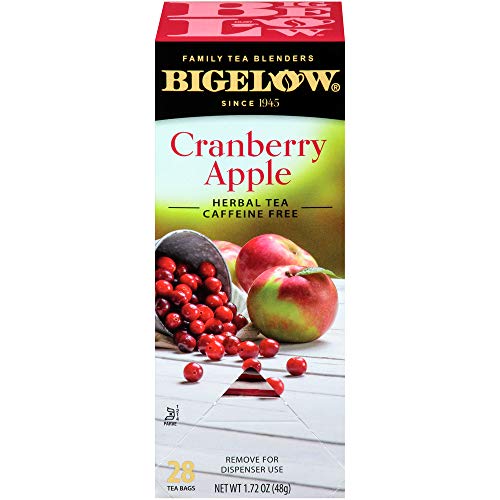 Bigelow Cranberry Apple Herbal Tea, 28 Count Bigelow