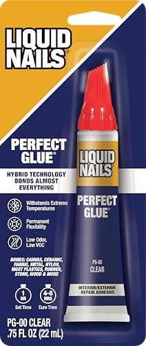 Liquid Nails Perfect Glue.75 oz Clear Interior and Exterior Adhesive Liquid Nails