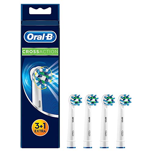 Oral B Cross Action Replacement Electric Toothbrush Heads x4 Oral-B