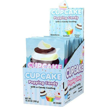 Koko's Cupcake Popping Candy with Candy Coating, 0.53 oz, 20 Count Box Koko's