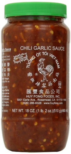 Huy Fong, Chili Garlic Sauce, 18-Ounce Bottles (Pack of 6) Huy Fong