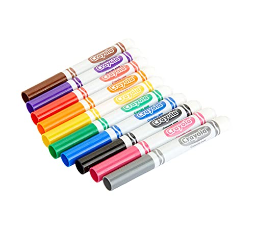 Crayola Broad Line Classic Markers 8 Count (Pack of 2)