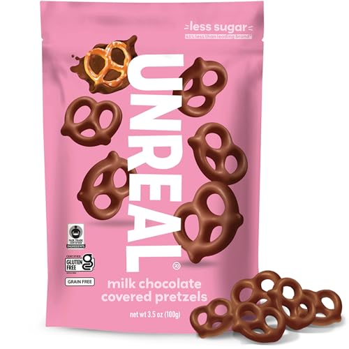 Unreal Pretzels Milk Chocolate, 3.5 oz