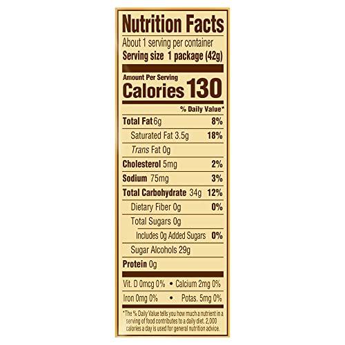 Werther's Original Chewy Sugar Free Caramel Candy 1.46 Oz (Pack of 12)